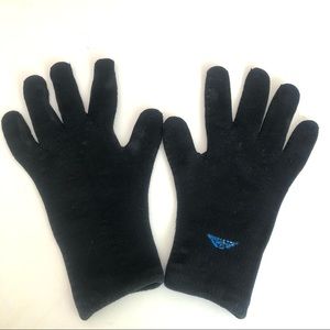 Neoprene black paddling diving gloves size S.